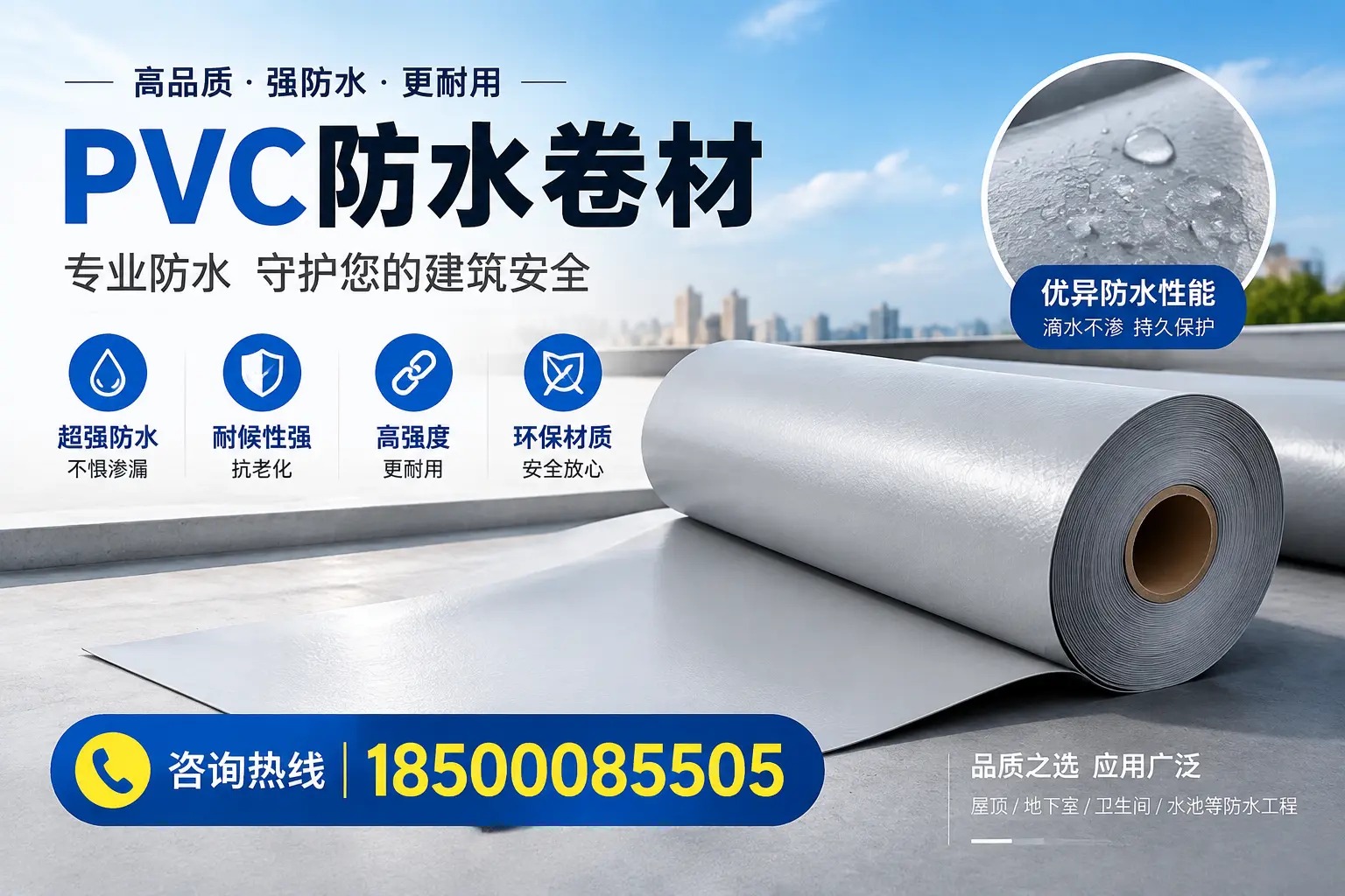 文昌地区pvc防水卷材的市场现状与发展趋势